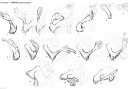 Rafiki hand animation by James Baxter