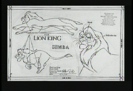 Adult Simba gallop and head posture